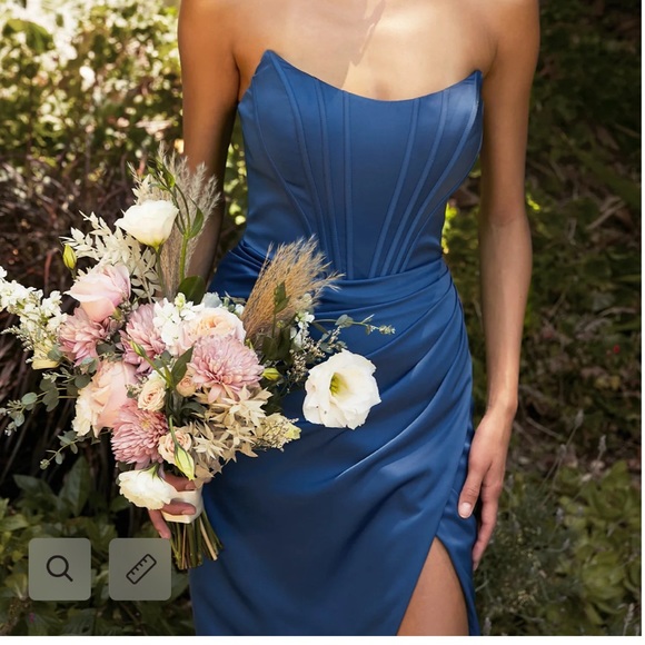 Mia Bella Couture “Sofia” Navy Gown - Picture 4 of 7